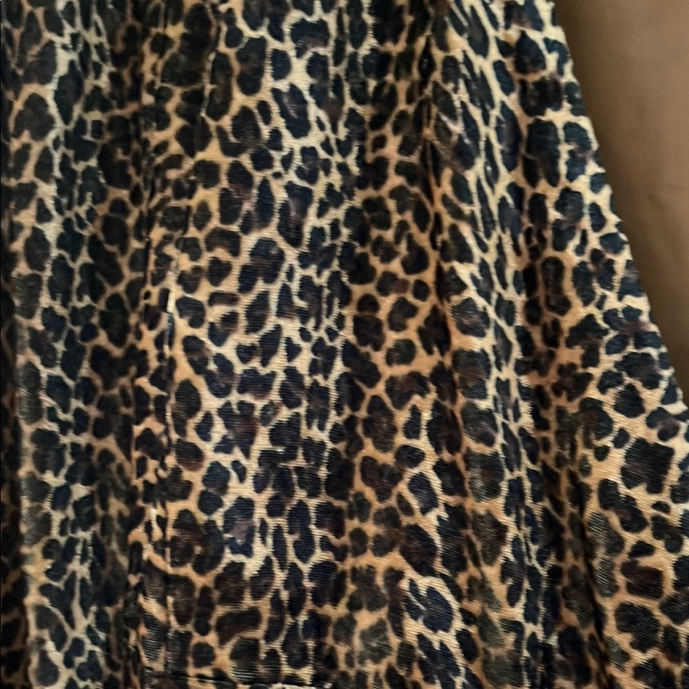 J. Crew Leopard Print Long Sleeve Dress - Brown - Picture 3 of 5